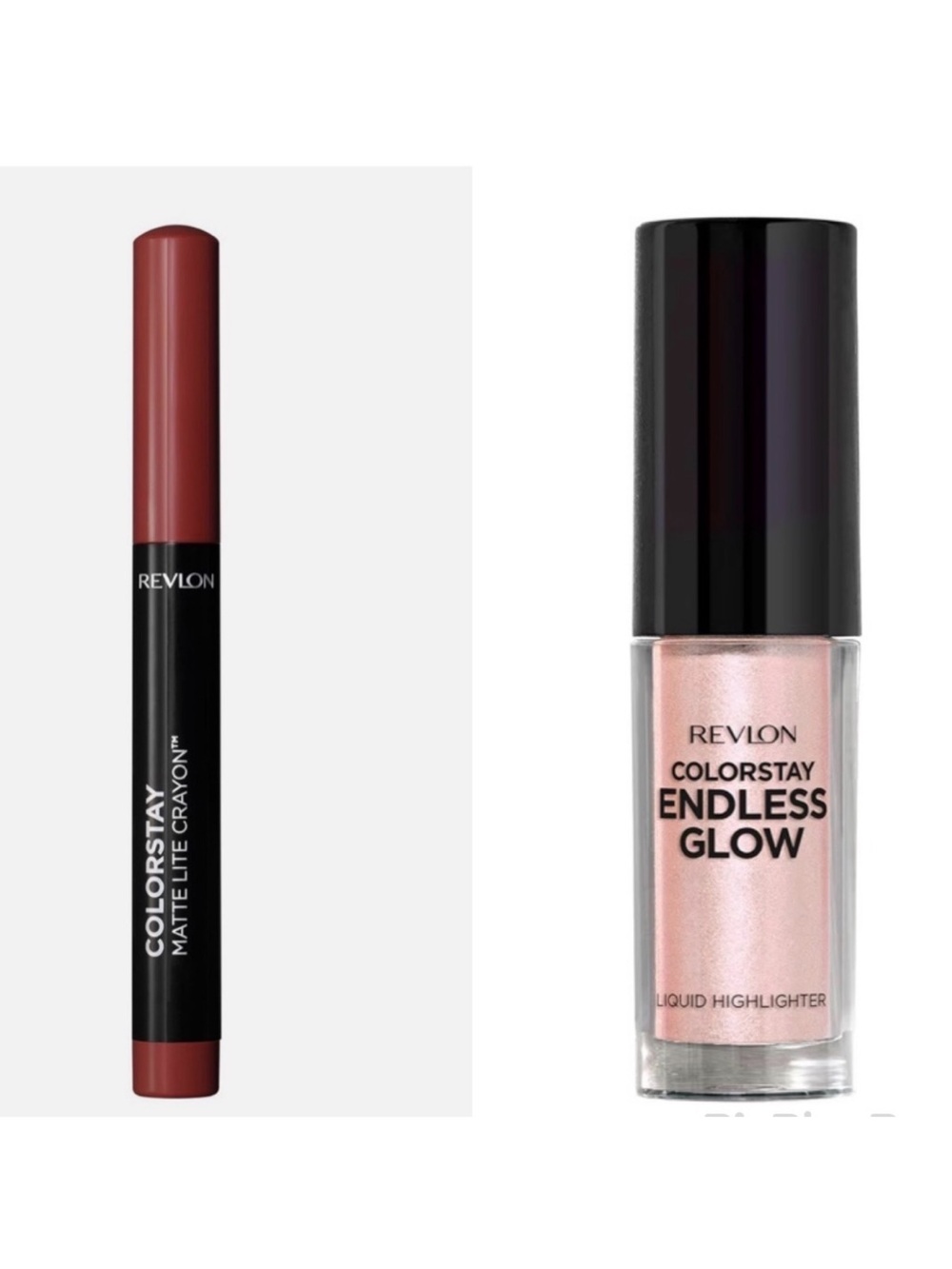 Revlon ColorStay Matte Lite Crayon & Endless Glow Liquid Highlighter